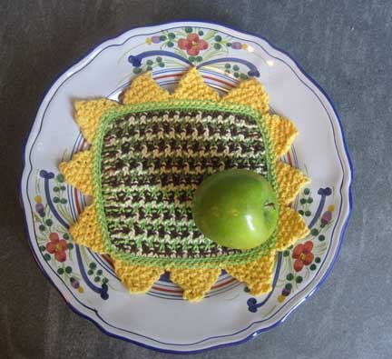 Sunflower Dishcloth