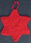 Six Pointed Star Christmas Ornament
