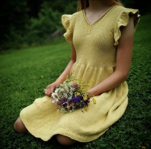 Sommerfuglkjole mini